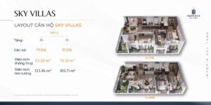 thiết kế căn sky villas chung cu imperia sky park
